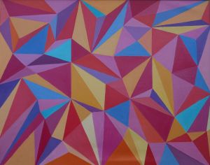 Geometrijska apstrakcija45 100x80 cm